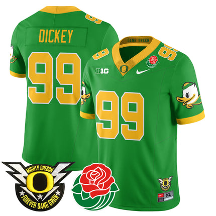 Men's Oregon Ducks 2024 Rose Bowl Jersey N1 - All Stitched 412VTHNJS003