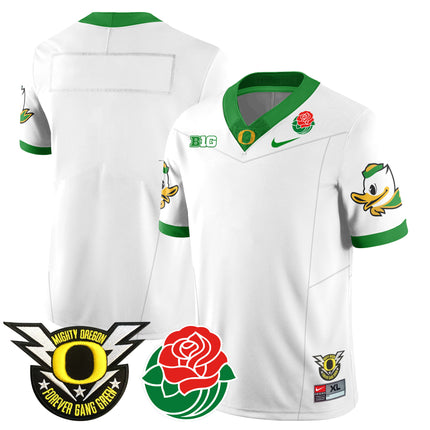 Men's Oregon Ducks 2024 Rose Bowl Jersey N1 - All Stitched 412VTHNJS003