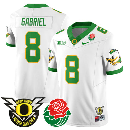 Men's Oregon Ducks 2024 Rose Bowl Jersey N1 - All Stitched 412VTHNJS003