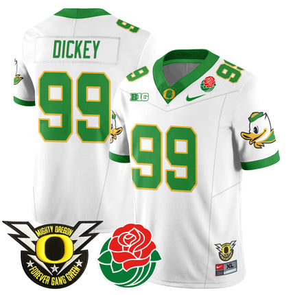 Men's Oregon Ducks 2024 Rose Bowl Jersey N1 - All Stitched 412VTHNJS003