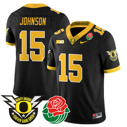 Men's Oregon Ducks 2024 Rose Bowl Jersey N2 - All Stitched 412VTHNJS003