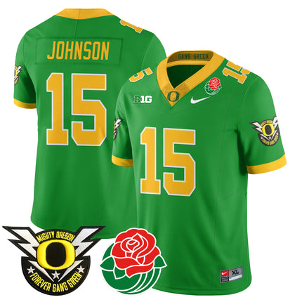 Men's Oregon Ducks 2024 Rose Bowl Jersey N2 - All Stitched 412VTHNJS003