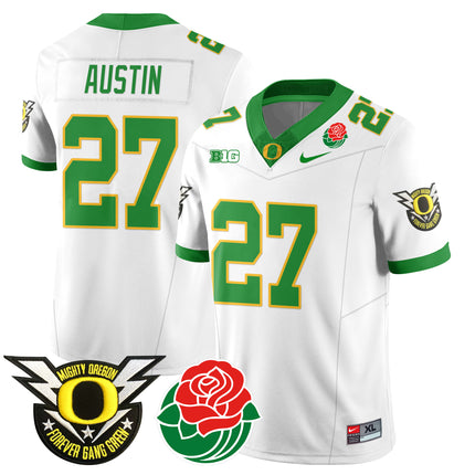 Men's Oregon Ducks 2024 Rose Bowl Jersey N2 - All Stitched 412VTHNJS003