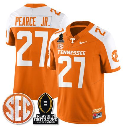 Men's Tennessee Volunteers Football Jersey - Playoff First Round Patch - All Stitched
