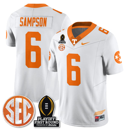 Men's Tennessee Volunteers Football Jersey - Playoff First Round Patch - All Stitched