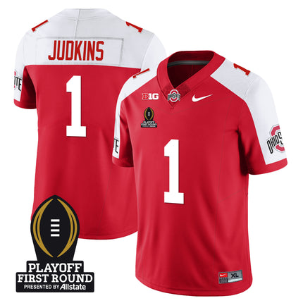 Men's Ohio State Buckeyes Football - Playoff First Round Patch - All Stitched