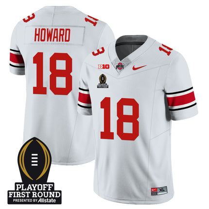 Men's Ohio State Buckeyes Football - Playoff First Round Patch - All Stitched