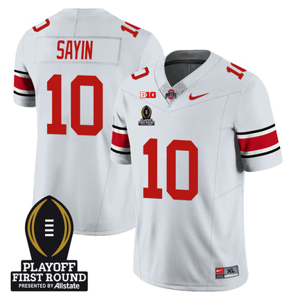 Men's Ohio State Buckeyes Football - Playoff First Round Patch - All Stitched