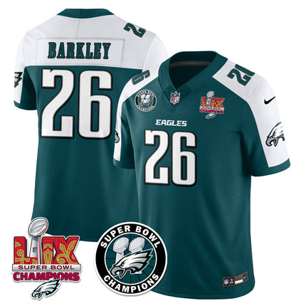 Men's Philadelphia Eagles Super Bowl LIX Champions Jersey V2 - All Stitched