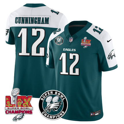 Men's Philadelphia Eagles Super Bowl LIX Champions Jersey V2 - All Stitched