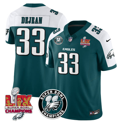 Men's Philadelphia Eagles Super Bowl LIX Champions Jersey V2 - All Stitched