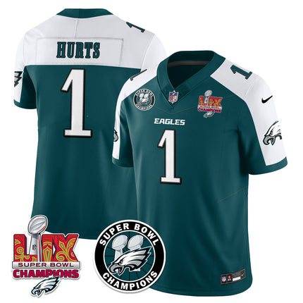 Men's Philadelphia Eagles Super Bowl LIX Champions Jersey V2 - All Stitched