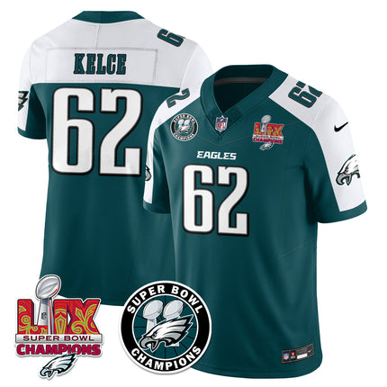Men's Philadelphia Eagles Super Bowl LIX Champions Jersey V2 - All Stitched
