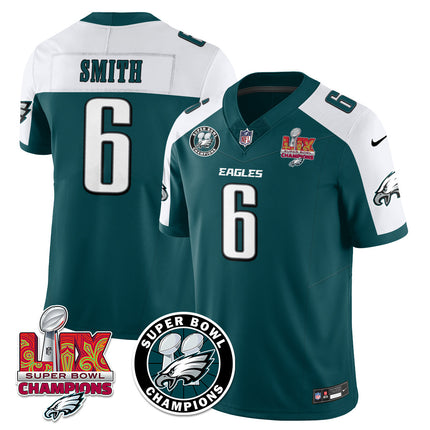 Men's Philadelphia Eagles Super Bowl LIX Champions Jersey V2 - All Stitched