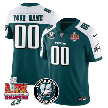 Men's Philadelphia Eagles Super Bowl LIX Champions Jersey V2 - All Stitched