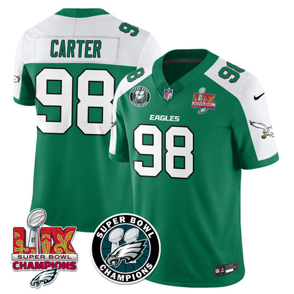 Men's Philadelphia Eagles Super Bowl LIX Champions Jersey V2 - All Stitched