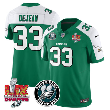 Men's Philadelphia Eagles Super Bowl LIX Champions Jersey V2 - All Stitched