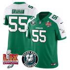Alternate Kelly Green / Brandon Graham - 55 / S