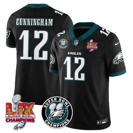Men's Philadelphia Eagles Super Bowl LIX Champions Jersey V2 - All Stitched