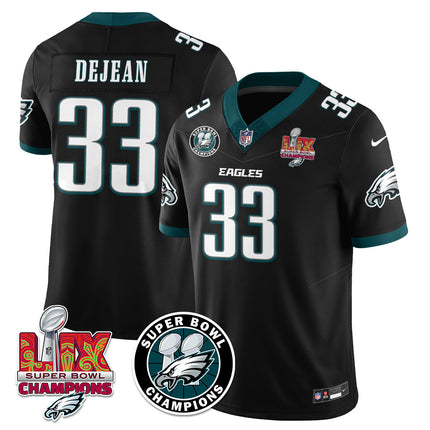 Men's Philadelphia Eagles Super Bowl LIX Champions Jersey V2 - All Stitched