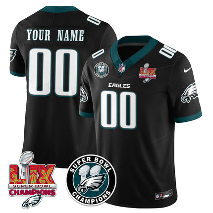Men's Philadelphia Eagles Super Bowl LIX Champions Jersey V2 - All Stitched