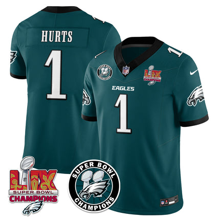 Men's Philadelphia Eagles Super Bowl LIX Champions Jersey V2 - All Stitched