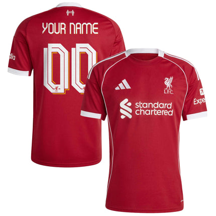 Liverpool FC 2025/26 Home Kit Custom Jersey