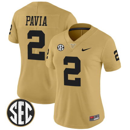 Women's Vanderbilt Commodores 2025 Vapor Limited Jersey - All Stitched