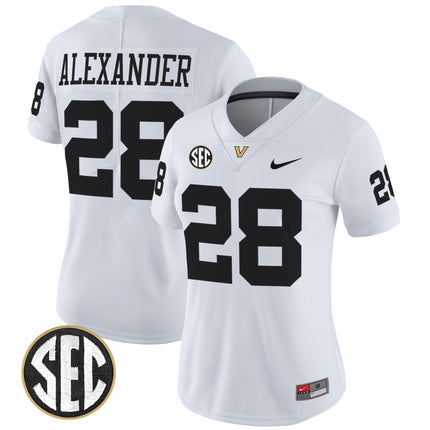 Women's Vanderbilt Commodores 2025 Vapor Limited Jersey - All Stitched