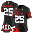 Black / #25 Red Raiders / S