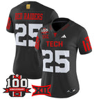 Black / #25 Red Raiders / S