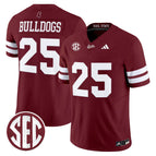 Maroon / #25 Bulldogs / S
