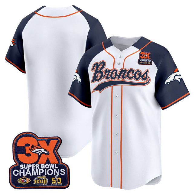 Men's Denver Broncos 2025 Vapor Baseball Jersey - All Stitched