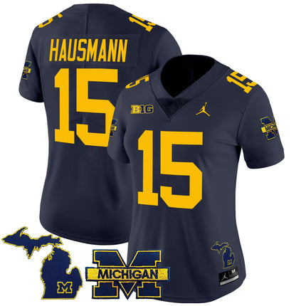 Women's Michigan Wolverines 2025 Vapor Limited Jersey - All Stitched