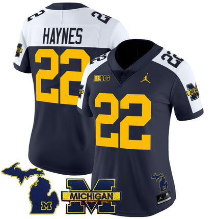 Women's Michigan Wolverines 2025 Vapor Limited Jersey - All Stitched