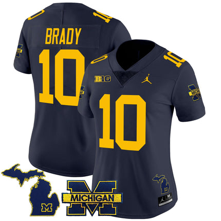 Women's Michigan Wolverines 2025 Vapor Limited Jersey - All Stitched