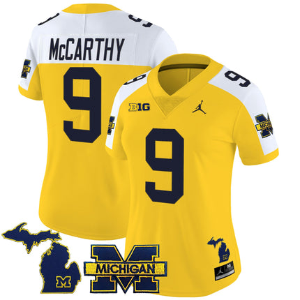 Women's Michigan Wolverines 2025 Vapor Limited Jersey - All Stitched