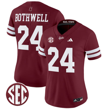 Women's Mississippi State Bulldogs 'Dark Mode' Vapor Limited Jersey - All Stitched