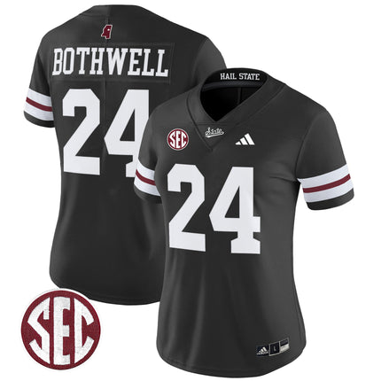 Women's Mississippi State Bulldogs 'Dark Mode' Vapor Limited Jersey - All Stitched