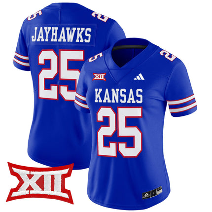 Women's Kansas Jayhawks 2025 Vapor Limited Jersey - All Stitched