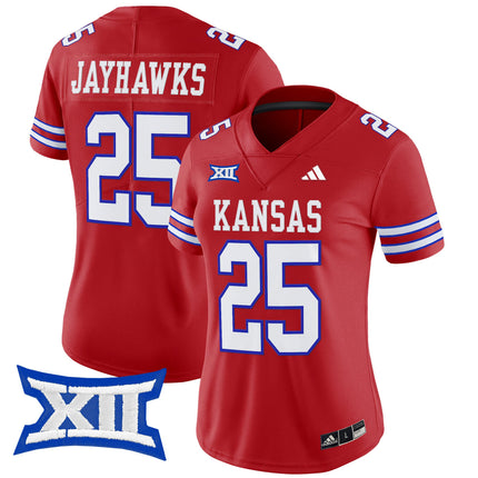 Women's Kansas Jayhawks 2025 Vapor Limited Jersey - All Stitched