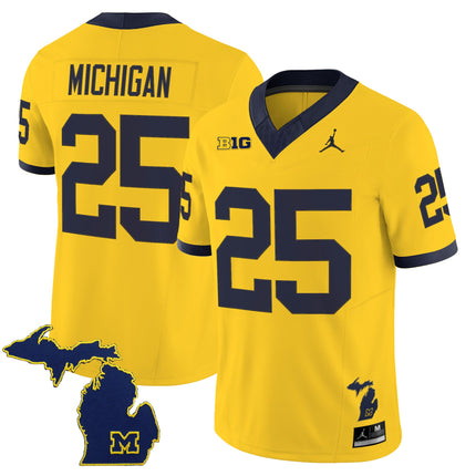 Men's Michigan Wolverines 2025 Vapor Limited Jersey V2 - All Stitched