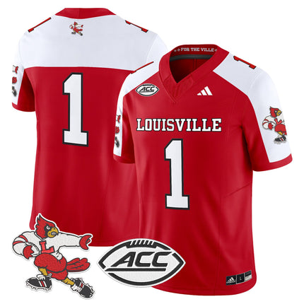 Men's Louisville Cardinals '1980s Throwback' Vapor Limited Jersey - All Stitched