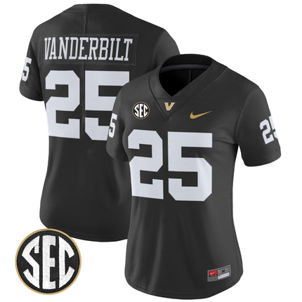 Women's Vanderbilt Commodores 2025 Vapor Limited Jersey - All Stitched