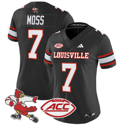 Women's Louisville Cardinals '1980s Throwback' Vapor Limited Jersey - All Stitched