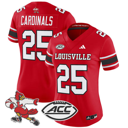 Women's Louisville Cardinals '1980s Throwback' Vapor Limited Jersey - All Stitched