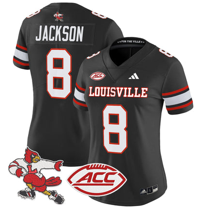 Women's Louisville Cardinals '1980s Throwback' Vapor Limited Jersey - All Stitched
