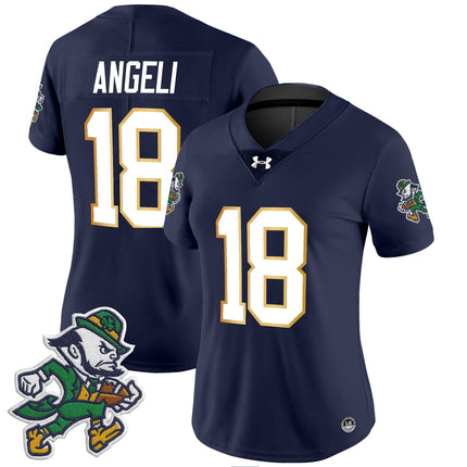 Women's Notre Dame Fighting Irish 2025 'Gridiron Leprechaun Edition' Vapor Limited Jersey – All Stitched