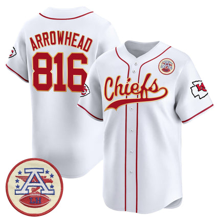 Men's Kansas City Chiefs 2025 Vapor Baseball Jersey - All Stitched