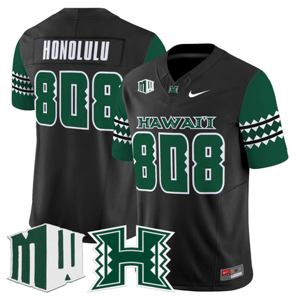 Men's Hawai'i Rainbow Warriors 2025 Vapor Limited Jersey - All Stitched